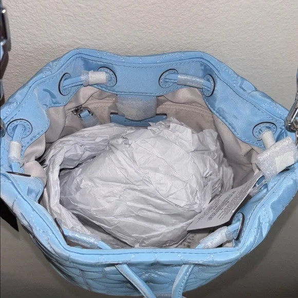 Kate Spade Spade Flower Quilted Fabric Bucket Crossbody Bag - Picture 3 of 5